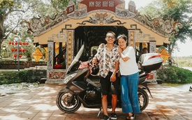 Mẹ rủ con trai từ Đà Lạt đến Huế bằng xe máy: Hành trình ý nghĩa của người phụ nữ tuổi 50