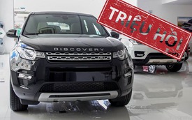 Triệu hồi Land Rover Discovery Sport vì lỗi túi khí
