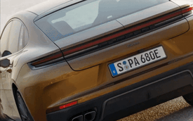 Porsche Panamera 2025 khoe khả năng 'nhún nhảy' như Mercedes, có thể nâng gầm cao giống SUV