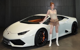 Hot girl Buôn Ma Thuột chi tiền tỷ sắm siêu xe Lamborghini Huracan nhân dịp lễ Tình nhân