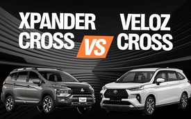 Mitsubishi Xpander Cross 2023 chơi 'khô máu' với Toyota Veloz Cross: Giá bằng nhau từng xu, dùng trải nghiệm lái đấu lại công nghệ