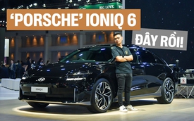 Tôi sờ tận tay Hyundai Ioniq 6: Lớn hơn tưởng tượng, nhiều option độc đáo, che logo tưởng xe Porsche