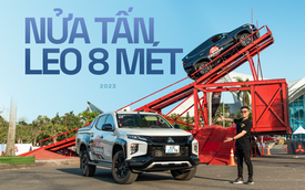 Pajero Sport chở 7 người leo dốc 8m và loạt thử thách ‘vắt sức’ xe Mitsubishi hút khách tại Đà Nẵng