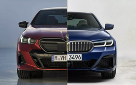 So sánh này cho thấy BMW 5-Series 2024 rõ ràng là bản đập đi xây lại hoàn toàn của đời cũ