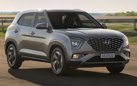 Hyundai Creta 2024 lộ diện trên đường: Mặt trước úp mở như đàn anh của Santa Fe, mâm mới bắt mắt hơn