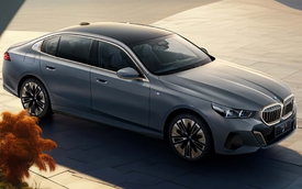 BMW 5-Series có bản mới đẳng cấp cho Chủ tịch: Ghế sau rộng hơn, màn hình to như TV gắn trần