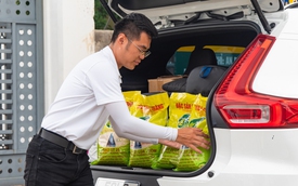 AP15 xuyên Việt tới Sóc Trăng: Volvo XC40 chở gần 400kg gạo ngon nhất thế giới