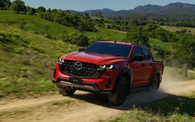 Mazda BT-50 2025 ra mắt: Mặt trước giống CX-5, màn hình to, có ADAS, chờ về Việt Nam đấu Triton, Ranger