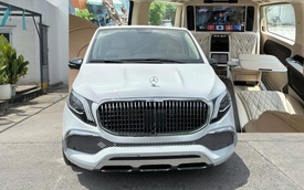 Mercedes-Benz V-Class ‘giá rẻ’ độ kiểu Maybach tại đại lý: Giá hơn 3,6 tỷ đắt hơn 2 chiếc Carnival cao cấp, có TV to, ghế ‘chủ tịch’