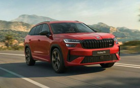 Skoda Kodiaq RS 2024 ra mắt: Nhiều chi tiết thể thao, động cơ 262 mã lực, cạnh tranh Santa Fe bản mạnh nhất