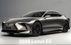 Lộ thông tin Lexus ES 2025: Lưới tản nhiệt và đèn pha mới, thêm màn hình 14 inch, giảm nút bấm vật lý, động cơ giữ nguyên, ra mắt đầu năm sau