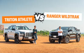 So găng thực tế Mitsubishi Triton Athlete vs Ford Ranger Wildtrak: Cạnh tranh gắt gao từ vận hành tới công nghệ