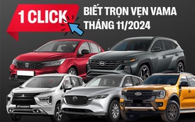 10 xe bán chạy nhất Việt Nam T11: Hyundai chiếm nhiều nhất, City bất ngờ leo top, Xpander lại lên đỉnh