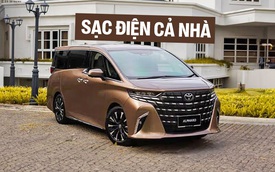 Toyota Alphard thêm bản mới: Chạy 73km không cần xăng, tiếp điện cho nhà khi mất điện, có 4WD như SUV