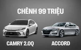 Chênh 99 triệu đồng, chọn Toyota Camry bản tiêu chuẩn nhiều tiện ích và an toàn hơn hay Honda Accord động cơ mạnh hơn