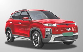 Hyundai Creta phiên bản chạy điện chuẩn bị được ra mắt