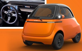 Mẫu ô tô điện mới ra mắt nhỏ hơn cả Wuling Mini EV: 14 tuổi đã được lái, chạy tối đa 180km, tốc độ giới hạn 40 km/h