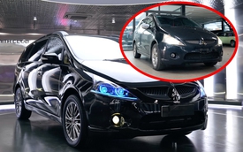 Mitsubishi Grandis 'hồi xuân' để đón Tết: Sơn giống Mercedes, có đá cốp, nội thất có chi tiết giống Lamborghini