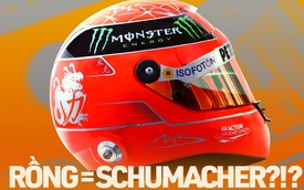 Tại sao nhà Schumacher lại đội mũ bảo hiểm có hình rồng?