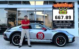 Đấu giá trúng biển số 19A-667.89 giá 810 triệu đồng, chủ nhân Porsche 911 Dakar đầu tiên tại Việt Nam chia sẻ: 'Với tôi 19A đẹp hơn tất cả đầu số 51'
