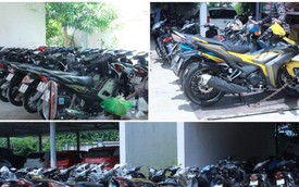 Đường dây trộm xe máy xuyên quốc gia đưa hơn 200 xe qua Campuchia tiêu thụ