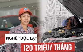 Độc lạ nghề mò mẫm dưới nắp capo, chui gầm ô tô kiếm trăm triệu mỗi tháng: Tưởng đơn giản nhưng không phải ai cũng làm được