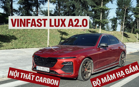 Chủ xe VinFast Lux A2.0 sau 45.000km sử dụng: ‘Lái giống BMW, chi phí bảo dưỡng rẻ, tự mày mò độ nội thất bằng sợi carbon thật'