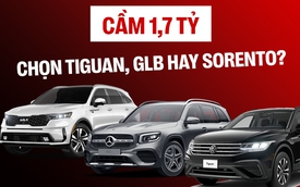 Cầm gần 1,7 tỷ đồng, chọn VW Tiguan 'full option', Mercedes GLB sang trọng hay Kia Sorento hybrid bản cao cấp nhất?