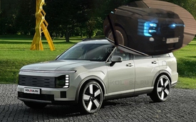 Hyundai Palisade 2026 lần đầu để lộ đèn LED cỡ khủng khi chạy đường đêm: Khác hoàn toàn đời cũ và cả đàn em Santa Fe