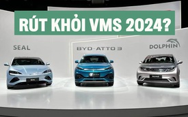 Rộ tin BYD rút khỏi VMS 2024, triển lãm vắng bóng xe điện, xe Trung Quốc nhạt nhòa