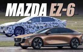 Mazda EZ-6 nếu về Việt Nam trông sẽ thế này: Thêm cánh gió, mâm tối màu, bản động cơ giống Kicks chạy được 1.000km