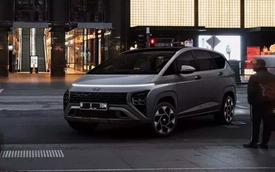 Hyundai Stargazer 2025 lộ diện trên đường: Đầu xe sẽ thay đổi lớn, đèn hậu mới, dễ ra mắt năm nay cạnh tranh Xpander