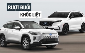 Honda CR-V vừa làm ‘vua hybrid’ tại Việt Nam 1 tháng đã bị Toyota Corolla Cross soán ngôi, cộng dồn từ đầu năm còn đứng sau 2 mẫu khác