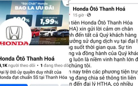 Honda Ôtô Thanh Hóa lên tiếng vụ lùm xùm báo giá lan truyền trên mạng xã hội