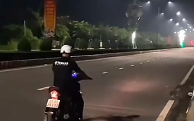 Bị tịch thu phương tiện vì chạy một bánh để vợ quay video đăng TikTok