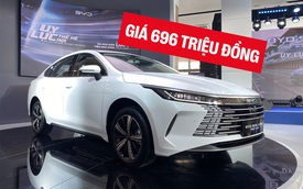 BYD Seal 5 ra mắt Việt Nam: Giá 696 triệu đồng, cùng cỡ Civic, máy hybrid cắm sạc tiêu thụ 3,8 lít/100km