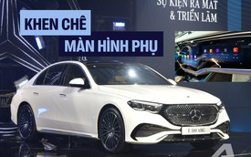 Mercedes-Benz E-Class thêm màn hình ghế phụ: Chuyên gia nói dễ mất tập trung, chủ xe khen vì phục vụ gia đình