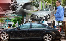 Kỳ lạ xe sang Bentley, Mercedes bị bỏ hoang trên vỉa hè Hà Nội