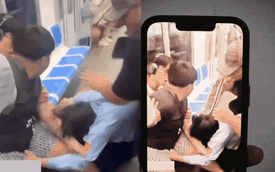 Xôn xao clip bảo vệ lớn tuổi bị 2 thanh niên hành hung trên tàu Metro số 1 TPHCM: Hé lộ nguyên nhân gây phẫn nộ!