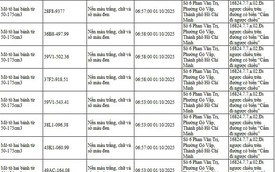 294 chủ xe đi ngược chiều, đi trên vỉa hè có biển số sau nhanh chóng nộp phạt nguội theo Nghị định 168