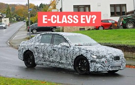 Mercedes-Benz E-Class vừa ra mắt ở Việt Nam đã lộ ảnh thế hệ mới: Động cơ thuần điện, nhiều chi tiết giống GLC EV
