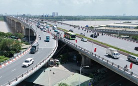 Di dời bãi xe, công trình lấn chiếm ra khỏi gầm cầu Vĩnh Tuy vẫn dang dở