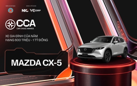 Mazda CX-5 ‘lội ngược dòng’ thắng giải ‘Xe Gia đình của năm Hạng 600 triệu - 1 tỷ đồng’