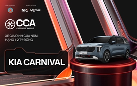 Kia Carnival vượt CR-V, Santa Fe, Everest, Kodiaq trở thành ‘Xe Gia đình của năm Hạng 1-2 tỷ đồng’
