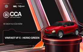 VinFast VF 5 - Herio Green áp đảo đối thủ để trở thành ‘Xe Dịch vụ của năm’