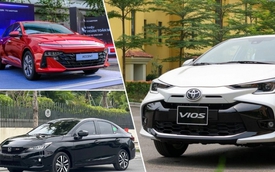 Nhiều dòng xe Sedan dần lép vế khi doanh số tháng 9/2025 chưa đạt 500 xe