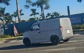 Xe mới của VinFast chạy thử trên đường phố