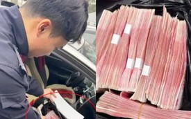 Thuê xe công nghệ chở trăm triệu tiền mặt, xe chở thẳng vào đồn cảnh sát