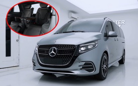 Vừa sắm Mercedes-Benz V-Class mới cứng giá 4 tỷ đồng, chủ xe cho độ lại 4 ghế 'chủ tịch' vì 'không muốn 4 người con phải chịu thiệt'