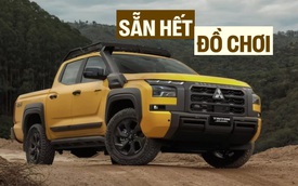 Mitsubishi Triton có bản mới cho dân mê off-road: Lắp sẵn giá nóc lớn, ống thở, lội nước sâu thoải mái tới nửa thân người
